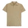 Short Sleeve Jersey Popover Beige