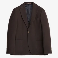 Soft Lambswool Jacket Brown