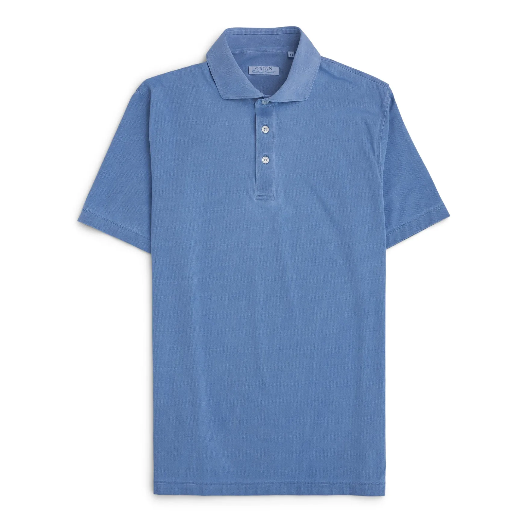 Stretch Polo Piqué Blue