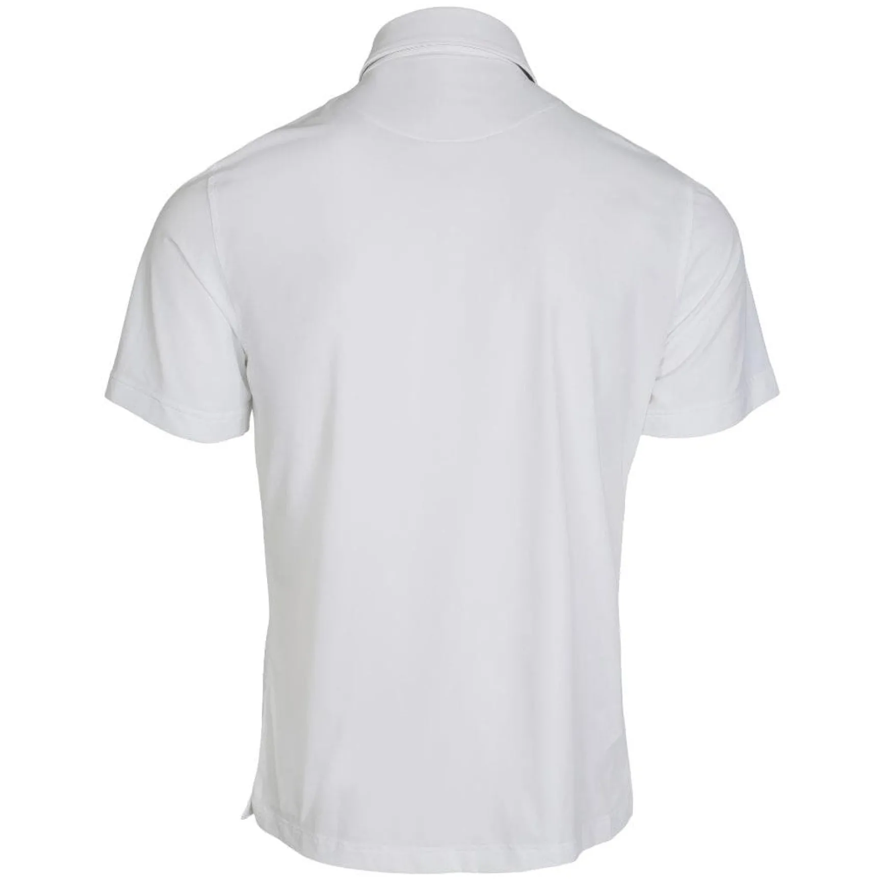 Stretch Polo Piqué White