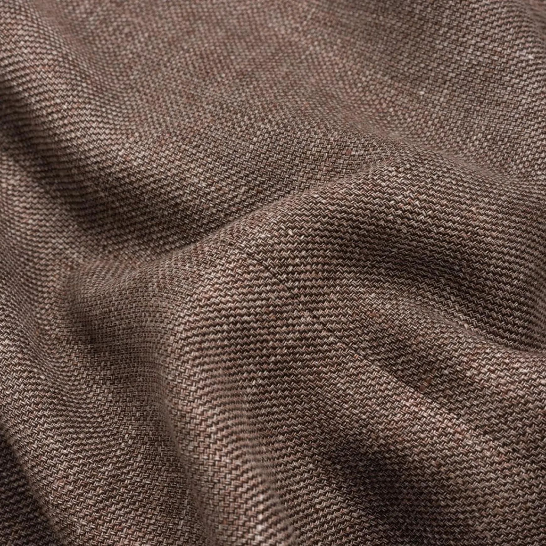 Tagliatore Structured Linen/Wool Blazer Brun