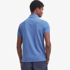 Tartan Pique Polo Chambray