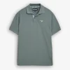 Tartan Pique Polo Vintage Teal