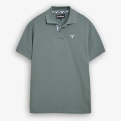 Tartan Pique Polo Vintage Teal