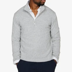The Gilli Halfzip Light Grey