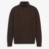Trani Wool/Cashmere Turtleneck Coffee