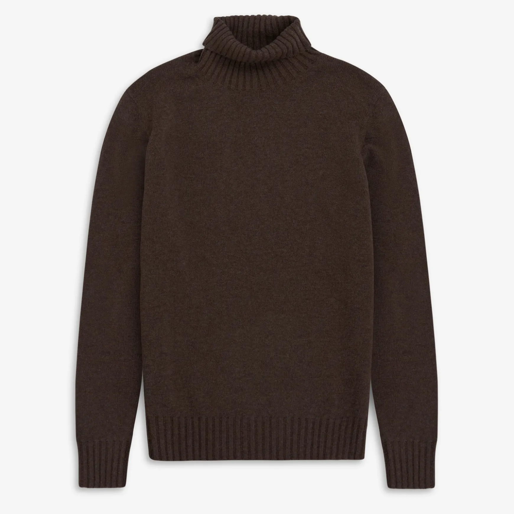 Trani Wool/Cashmere Turtleneck Coffee