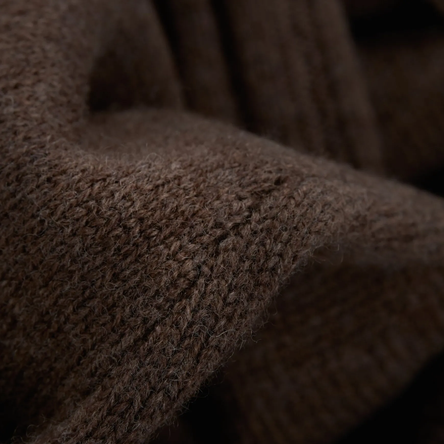 Trani Wool/Cashmere Turtleneck Coffee
