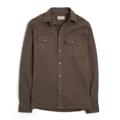 Twill Overshirt Dark Olive