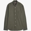 Watts Flannel Shirt Olive
