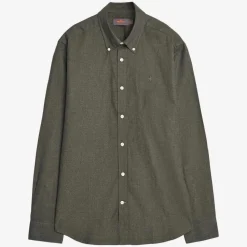 Watts Flannel Shirt Olive