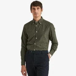 Watts Flannel Shirt Olive