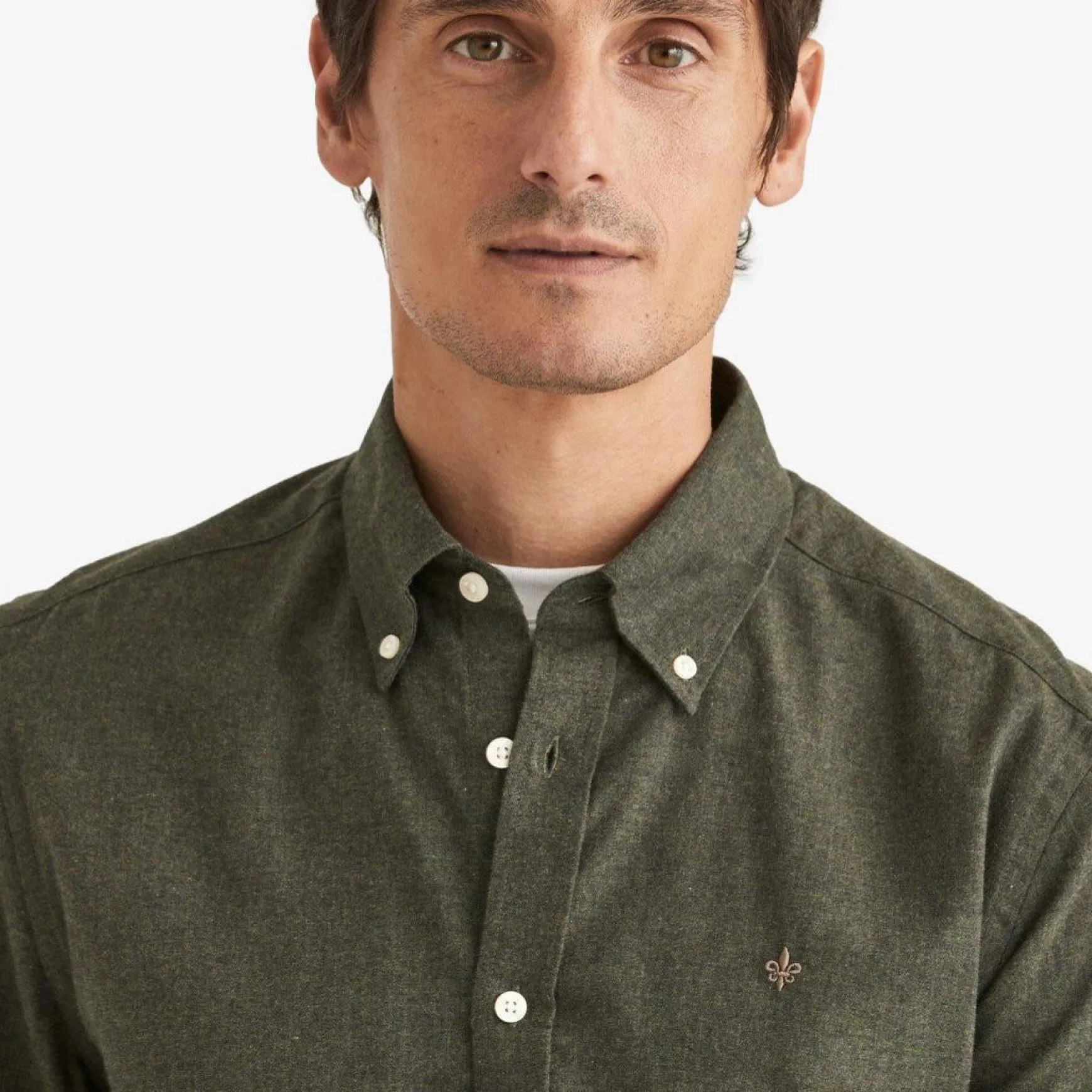 Watts Flannel Shirt Olive