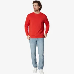 Wind Crewneck Sweater Light Red