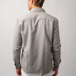 Wool Overshirt Light Grey