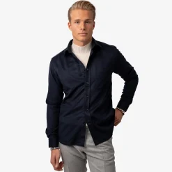 Wool Overshirt Navy